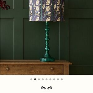 Greenrow Floral Jacquard Lamp shade ONLY- medium